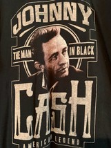 NWOT - Johnny Cash &quot;The Man in Black&quot; Adult Size XL Black Short Sleeve Tee - £12.01 GBP