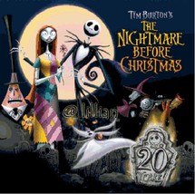 The Nightmare Before Christmas JACK SALLY 20YEARS Cross Stitch Pattern - $6.80 CAD