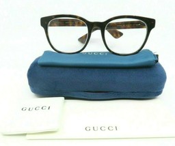 Brand New Gucci GG0005O 011 Dark Havana Authentic Eyeglasses Frame Optyl 53-20 - £116.47 GBP
