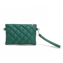 Fashion Rhombus Lattice Envelope Clutch Bags Women PU Leather Causal Wristlet Ha - £86.71 GBP