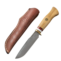 Kam Knife - A20 - 4116 Steel - Accacia Wood Handle - Fixed Blade - $82.14 CAD