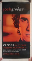 Josh Groban Poster Closer Album Promo Orange 2004 Tour Mint - £35.52 GBP