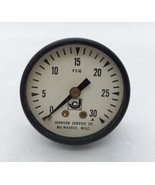 Vintage Johnson Service Company Milwaukee WI Pressure PSIG Gauge Meter - £15.62 GBP