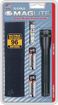 Maglite Mini Maglite AA Xenon Flashlight Black w/ Holster 14 Lumens M2A01H - $19.79