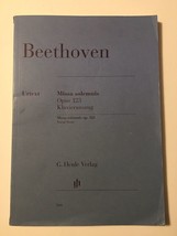 BEETHOVEN Missa Solemnis Op.123 G. Henle Verlag Vocal Score Sheet Music Book - £15.63 GBP
