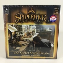 The Spiderwick Chronicles The Secret Study Puzzle 200 Pieces 19&quot; x 13&quot; S... - £15.60 GBP