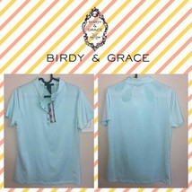 NWT Birdy &amp; Grace pistachio a208 golf shirt - £18.16 GBP