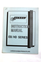 Lawson Electric Conveyor Dryer Instruction Manual - £10.19 GBP