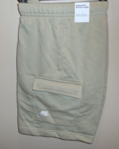 Nike Men Size XL Sportswear Club Fleece Cargo Sweat Shorts CZ9956 Tan Brown New - £31.24 GBP