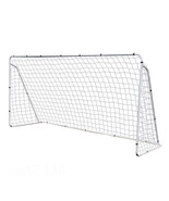 Soccer Goal Net 12 X 6&#39; Portable Steel Post Frame Backyard Football Trai... - $109.99