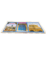 Souvenir De Tunis 12 Postcard Booklet w Landmarks Marketplaces &amp; More - £11.93 GBP