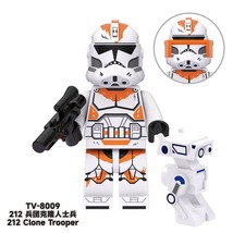 Star War Building Blocks Bricks 212 Clone Trooper TV-8009 Minifigure Toys - $3.42