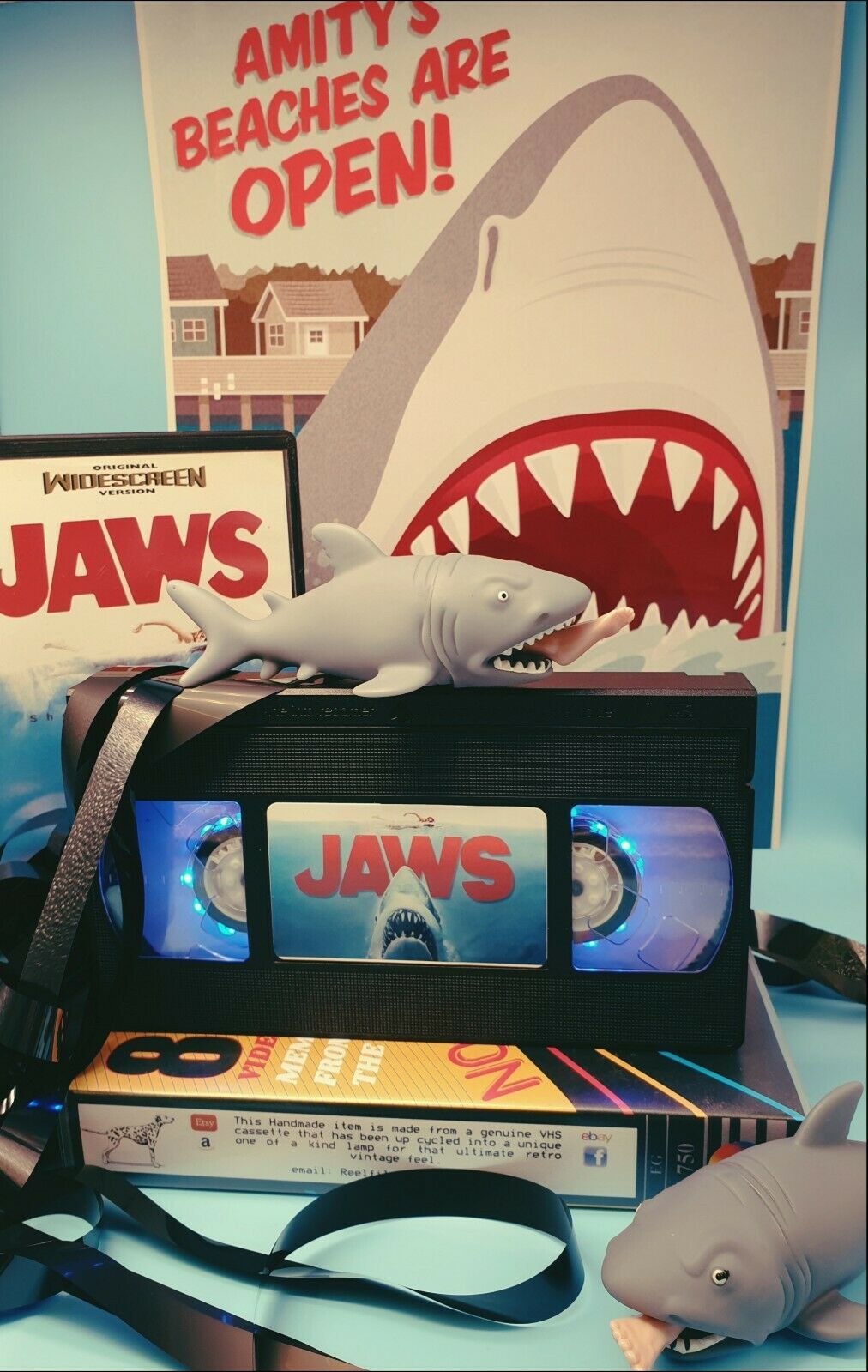 Retro VHS Lamp,Fright Night Vampire Horror, Top Quality!Amazing Gift Idea Look Item image 6
