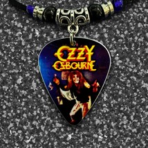 Handmade Ozzy Aluminum Guitar Pick Necklace with Optional Matching Earrings - $12.36+