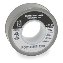 Thread Seal Tape,1/2 In. W,260 In. L - $24.69