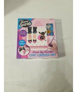 Cra Z Art Shimmer’n Sparkle NIB Paint by Number Chic Canvas Art Craft - £8.39 GBP