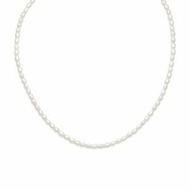 14k Yellow Gold Filled Bridal Cultured Freshwater Rice Pearl Choker Neck... - £94.51 GBP