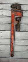 Ridgid Heavy Duty 14&quot; Pie Wrench VTG Monkey Elyria USA Red Plumber Tool Ridge - £12.40 GBP