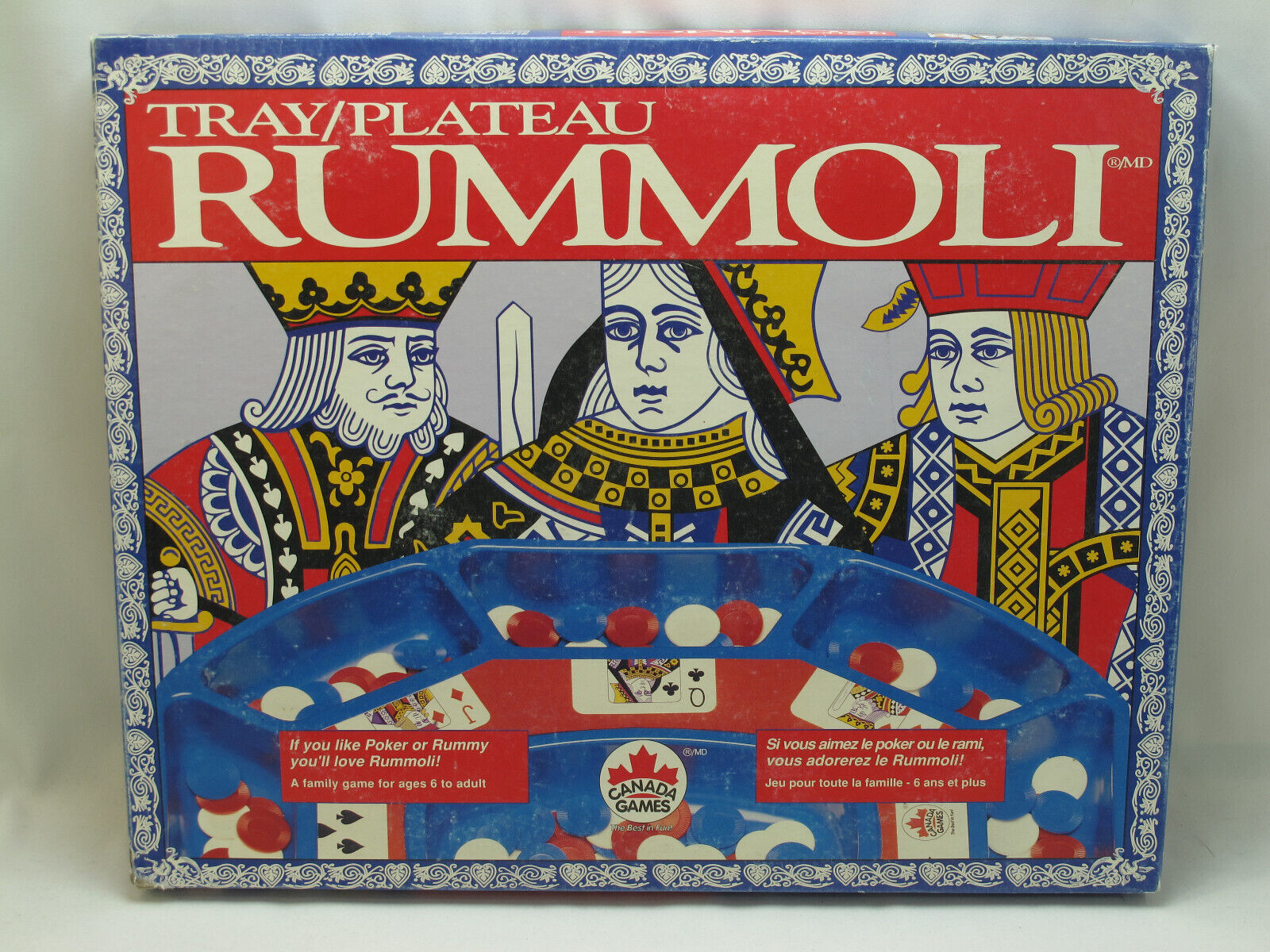 Rummoli Game Tray & Chips 1995 Canada Games Bilingual Excellent Plus Condition - £25.43 GBP