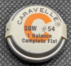 NOS Bulova Caravelle 5BW Watch Movement Balance - Complete Flat Part# 54... - £11.67 GBP