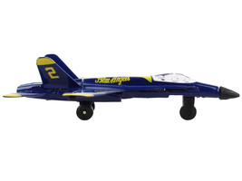 McDonnell Douglas F/A-18A Hornet Fighter Aircraft Blue &quot;United States Navy Bl... - £15.25 GBP