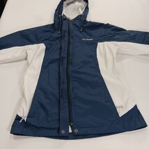 Columbia RL2111 Women's Blue Omni-Tech Acardia ll Rain Jacket Hoodie Size Medium image 15