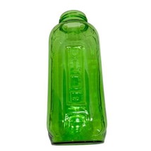 Vintge 60&#39;s Anchor Hocking Green Glass 40 oz Water Juice Refrigerator Bo... - £8.68 GBP