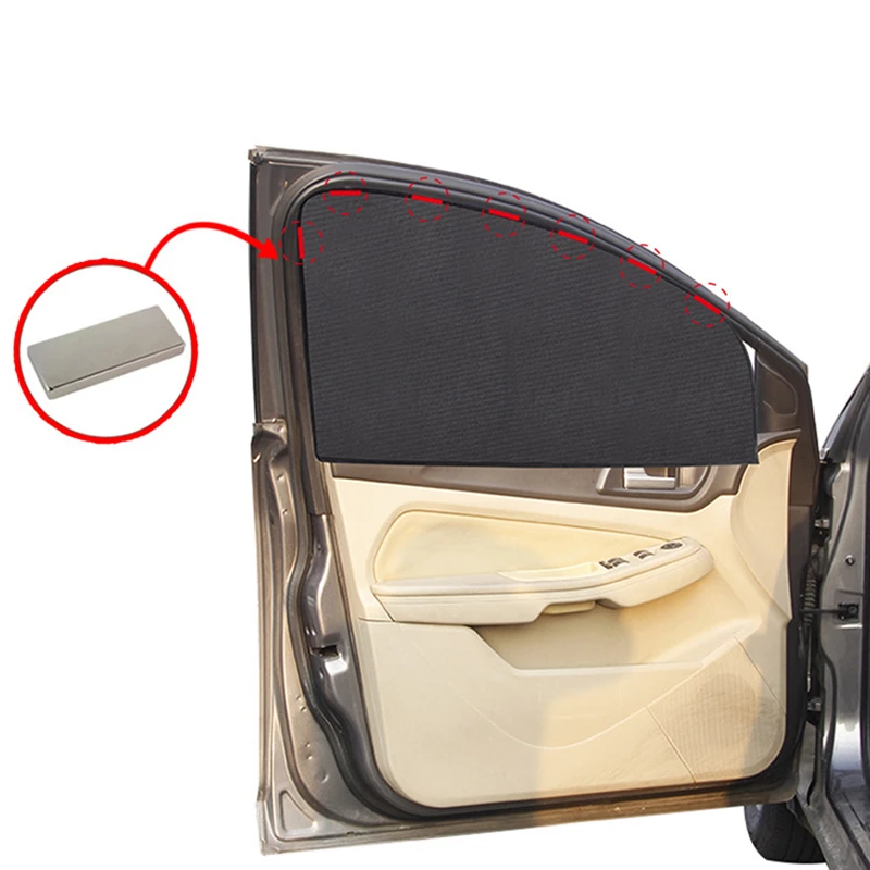 1PCS Magnetic Car Sun Shade UV Protection Car Curtain Car Window Sunshade Side - £9.61 GBP