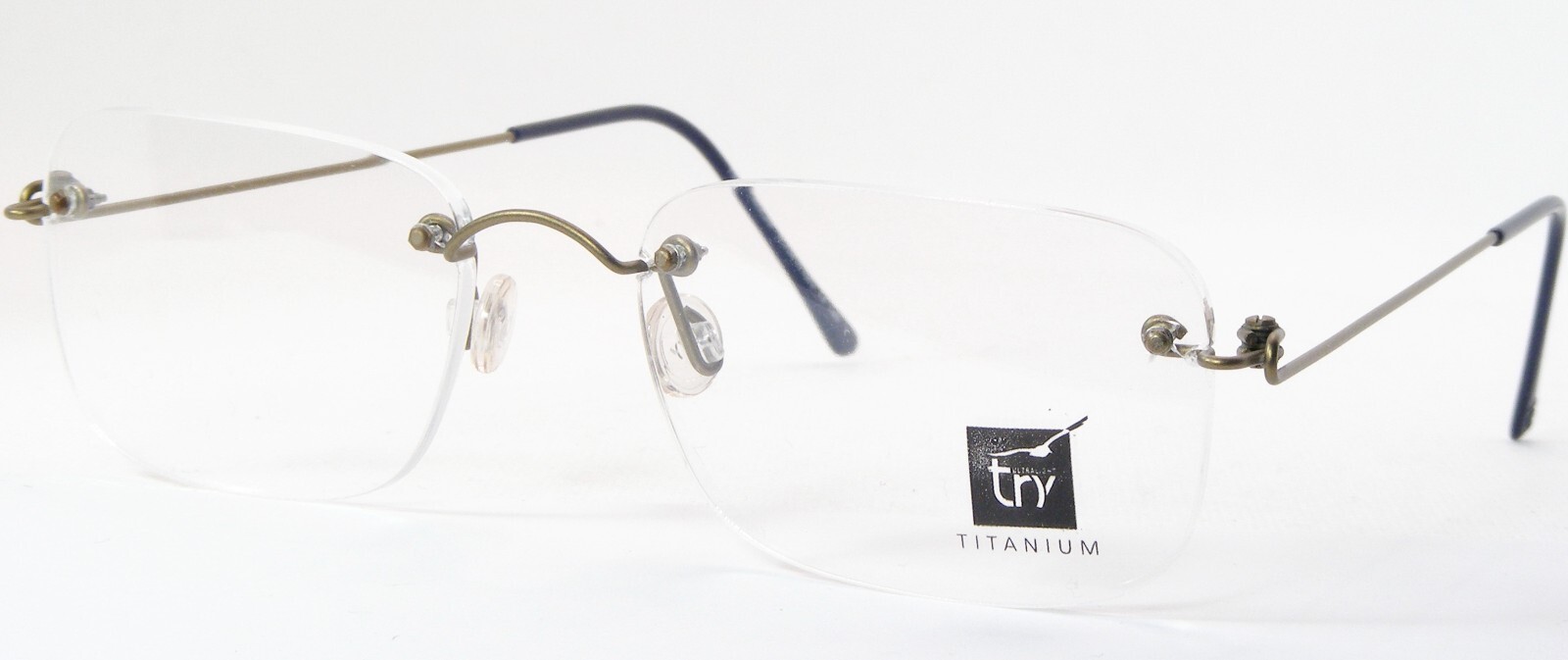 Try Titanio TT14101 Oliva Único Gafas TT140 01 52-17-140mm Italia - $96.13