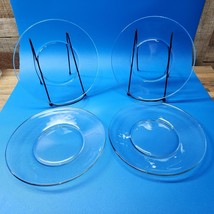 Libbey Glass Duratuff Luncheon / Salad Plates - Mint Set Of 4 - Free Shipping - £15.49 GBP