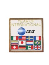 AT&amp;T Year of International World Flags Lapel Pin Tie Tack - $9.74