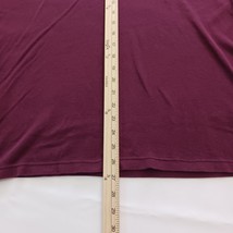 Croft & Barrow Men’s XL Easy Care Mock Neck Red Cotton T-Shirt Long Sleeve image 13