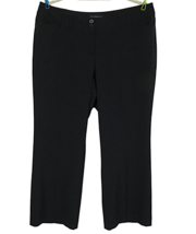 Lane Bryant Black Straight Leg Trousers -Pockets- Plus Size 16 PETITE - £19.57 GBP