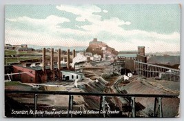 Scranton PA Boiler House And Coal Washery of Bellevue Coal Breaker Postcard C48 - £8.01 GBP