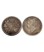 Canada 1870 and 1885 Silver 5C 2 Coin Lot Good - Fine+ Condition - $885.89 MXN