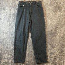 Vintage Levis Silvertab Jeans Mens 32x34 Black Loose Made in USA Wide Leg 90s - £47.35 GBP