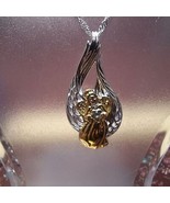 BGE On angel&#39;s wings diamond pendant Bradford Exchange - €38,88 EUR