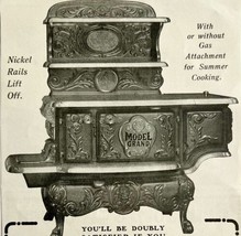 1904 Barstow Stove Model Grand #1 Advertisement Appliance Ephemera 4.75 x 7.25&quot; - £13.66 GBP