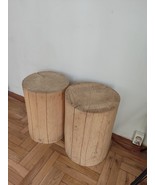 Wood Stump Table | Natural Wood Stools | Live Edge Wood | Rustic Coffee ... - $49.35+