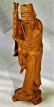 19th Century Japanese Okimono of Deity Carved Box wood - £781.05 GBP