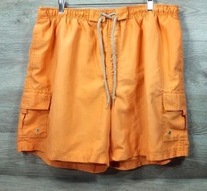 Sand N Sun Vintage Men Athletic Beach Shorts in Orange XL Swim Sport Pants Gift - £19.53 GBP