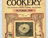 American Cookery October 1939 Boston Cooking School Prize Cookies Recipe... - $13.86