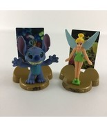 Disney McDonald&#39;s Disneyland 50 Celebration Tinker Bell Lilo Stitch Toy ... - £23.35 GBP