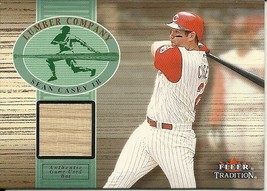 2002 Fleer Tradition Lumber Company Game Bat Sean Casey Reds - £3.73 GBP