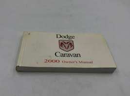 2000 Dodge Caravan Owners Manual Handbook OEM K02B20006 - $22.49