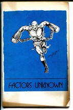 Factors Unknown #3 1972-final issue-Neal Adams-Doc Savage-George Perez-VG+ - $272.81