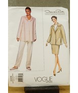 2408 Vogue Sewing Pattern Ladies Suit Oscar de la Renta Size 6-10 Uncut ... - $373.28 MXN