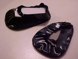 10 pair DOLL SHOES- BLACK VINYL-CHATTY CATHY or AM GIRL - $5.00