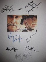 Lonesome Dove Signed TV script Screenplay X7 autograph Robert Duvall Tommy Lee J - £15.73 GBP