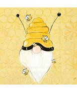 3-Ply Paper Napkins, 20-Count Cocktail Size, Bee Gnome - $13.47 CAD
